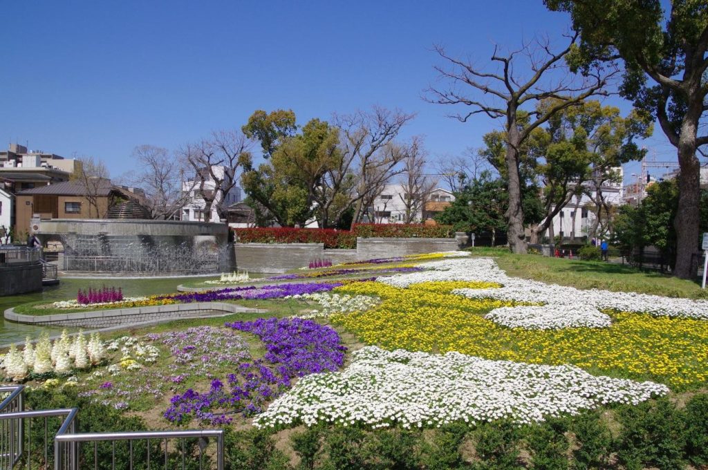 住吉公園の風景。