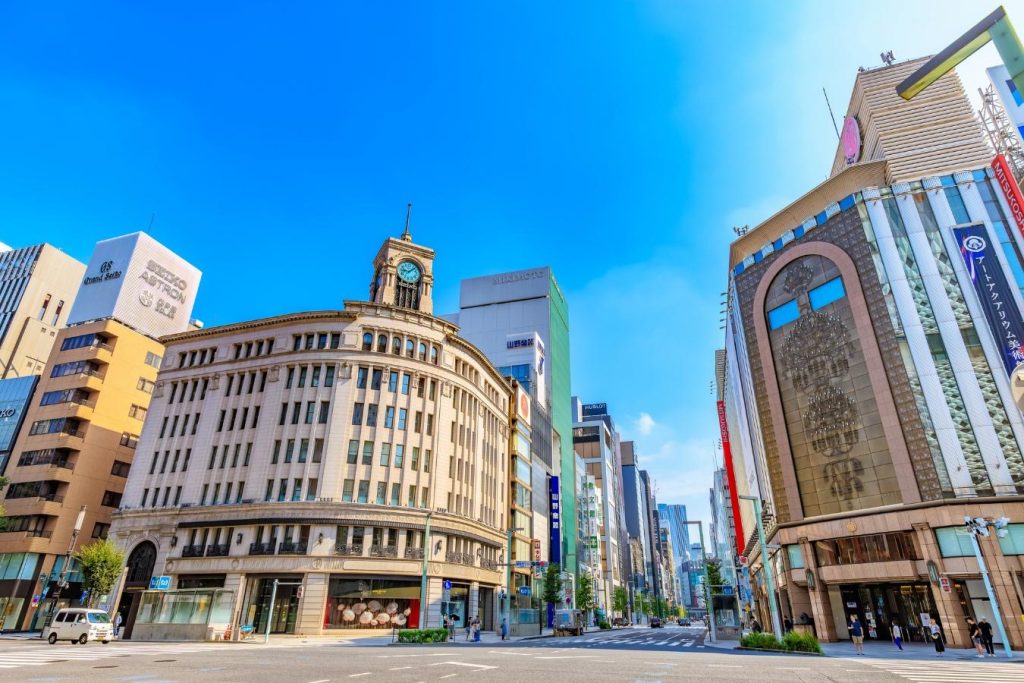 東京・銀座の風景
