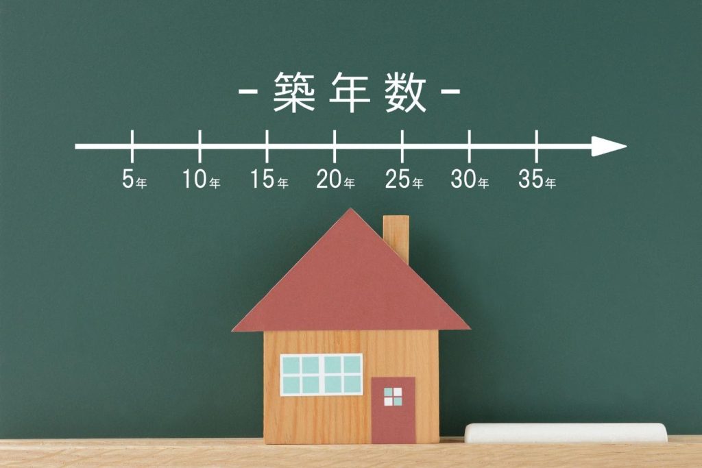 築年数のイメージ。
