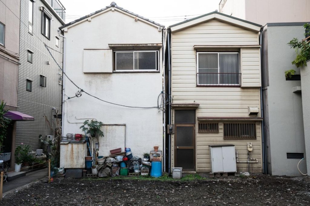 再建築不可物件のイメージ。