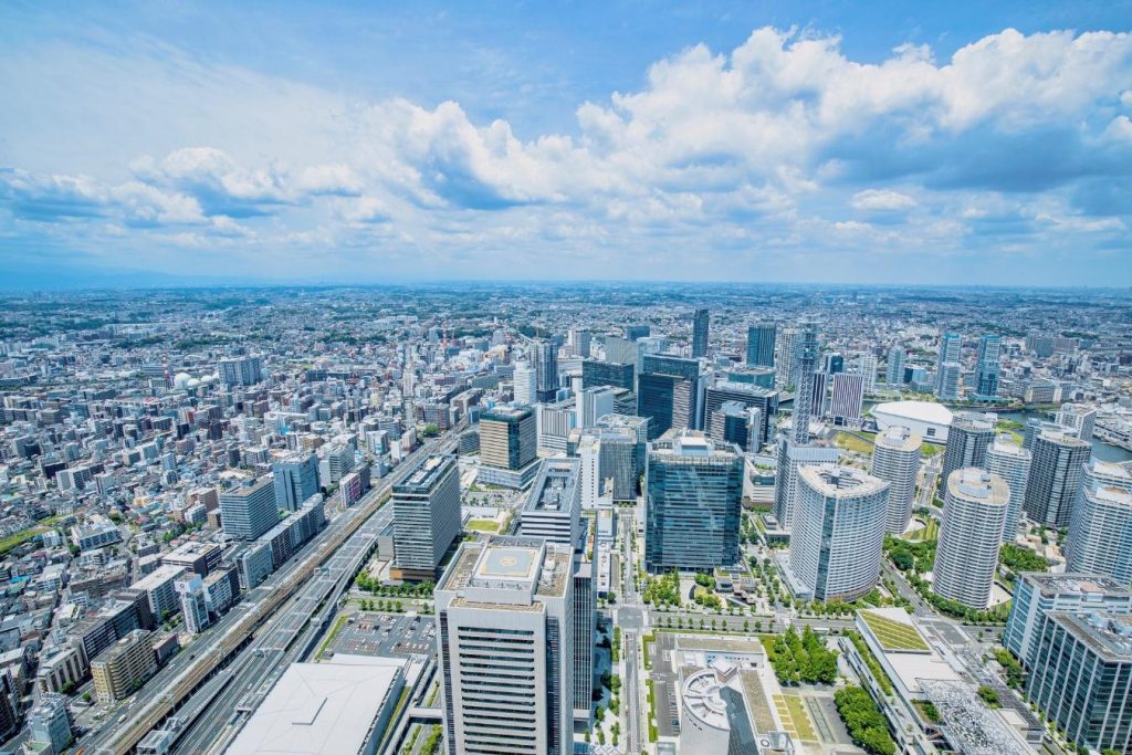 みなとみらいの街並み