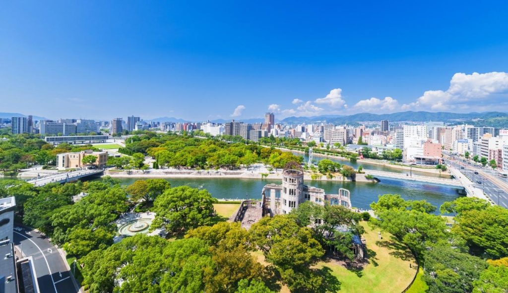 広島市の街並み。